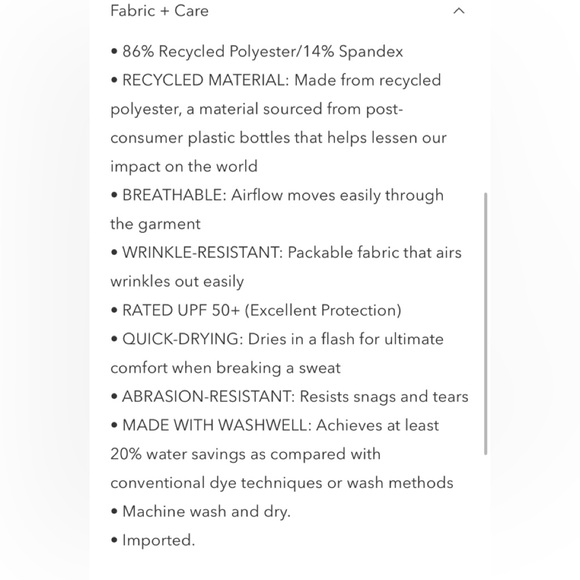 NWT. Elation V Neck Hybrid Dress. Black. Small - Picture 4 of 7